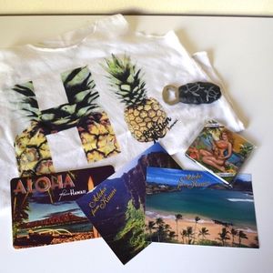 Hawaii Pineapple Racerback Tank + Free gifts